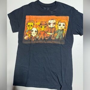 Men’s Big Chris Art Horror Shirt, Size Small